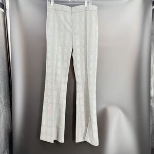 NWOT Frame Le Crop Mini Boot Houndstooth Flared Pants Contemporary 12 NWT $298